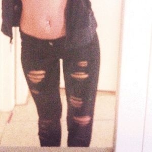 Black Hollister jeans